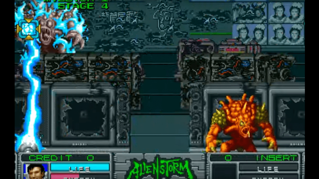 Alien storm fights 