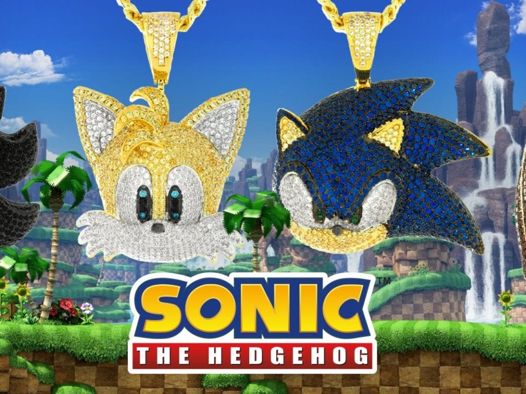 Sonic the Hedgehog Ice necklace