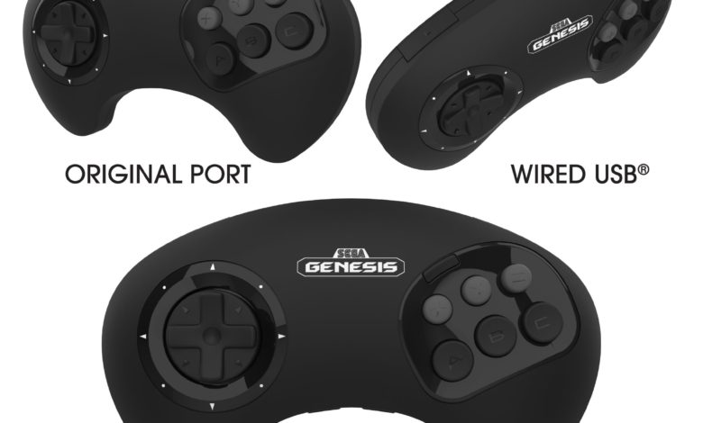 Retrobit Gaming's The Big 6 SEGA Genesis controller