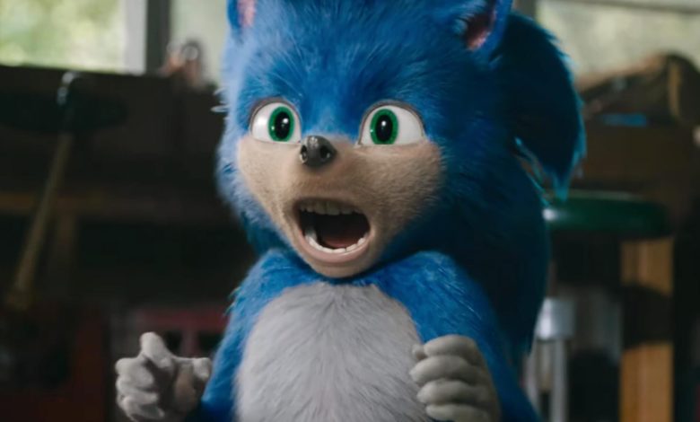 Sonic movie 1st version