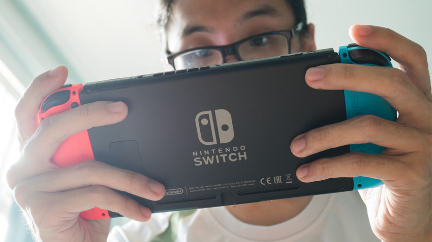 Playing on the Nintendo Switch