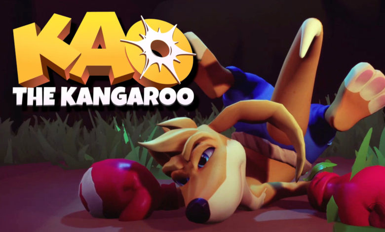 Kao the Kangaroo Demo Title
