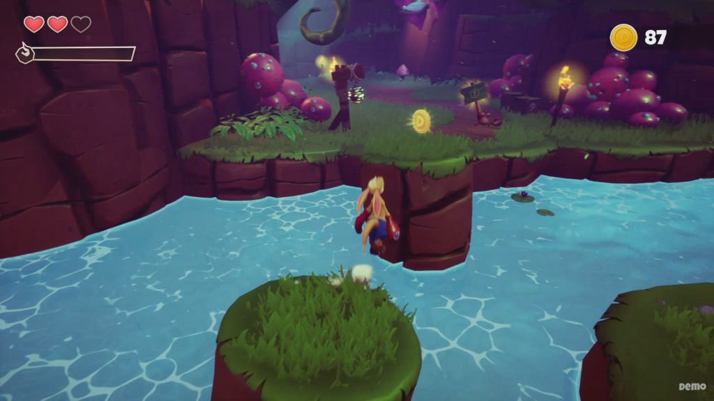 Kao the Kangaroo Demo Gameplay Platforming