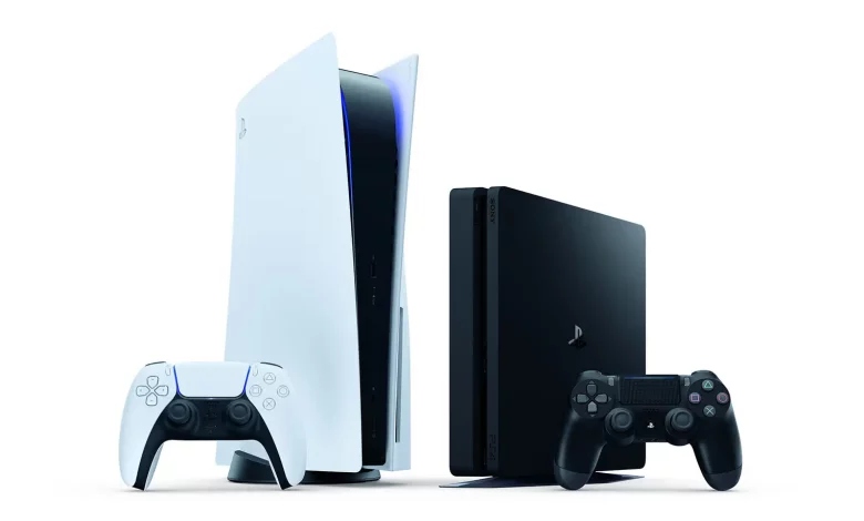 PS5 and PS4 consoles