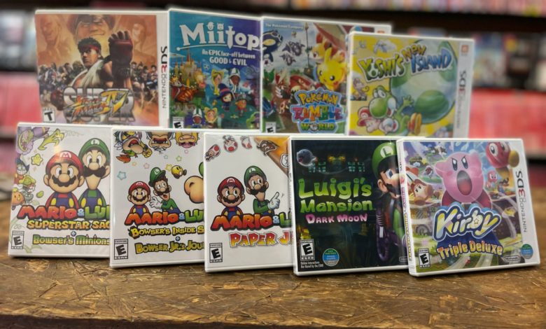 Nintendo 3DS reprints of cartridges