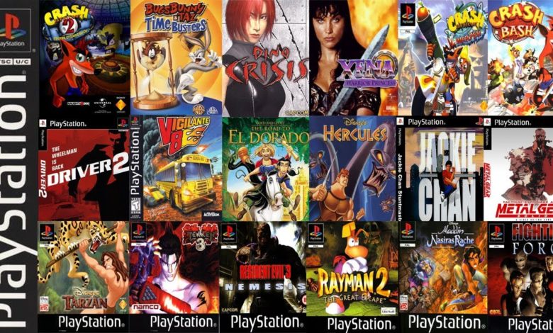 Retro PlayStation games