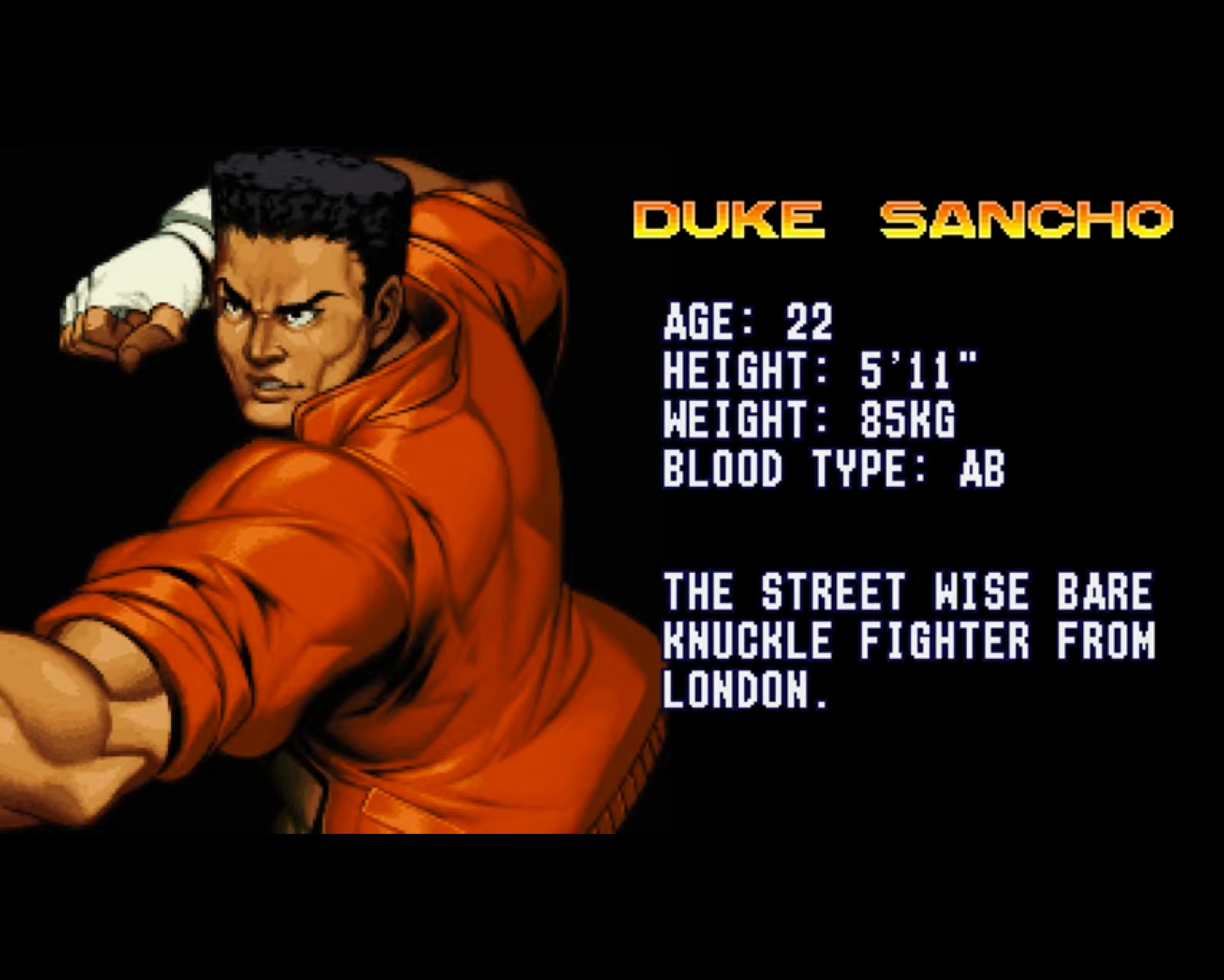 Final Vendetta Duke Sancho