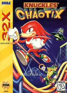 Knuckles Chaotix box art