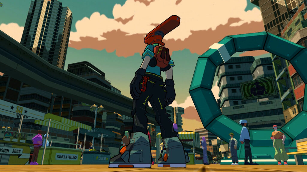 Bomb Rush Cyberfunk Main Character