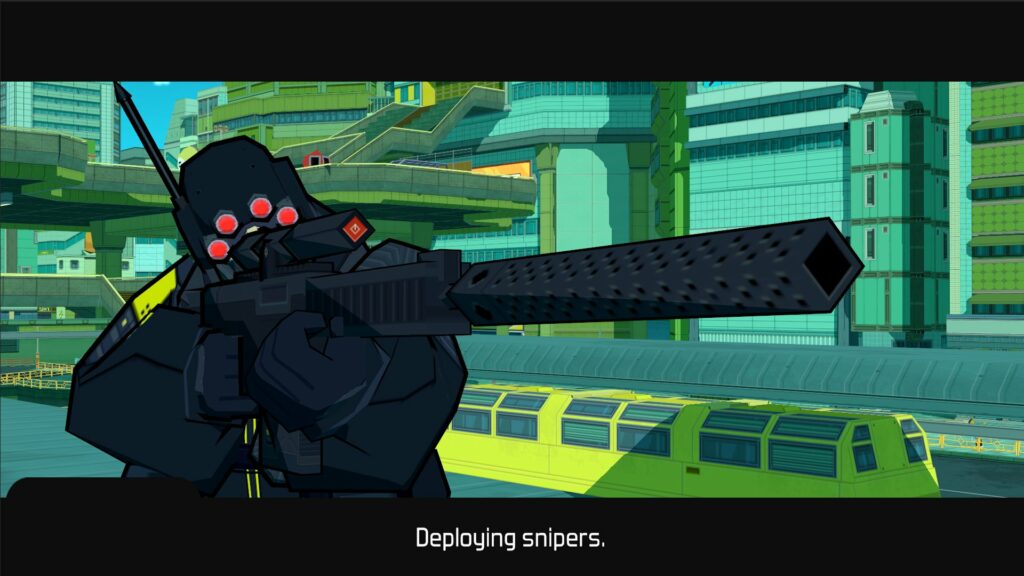 Bomb Rush Cyberfunk Snipers