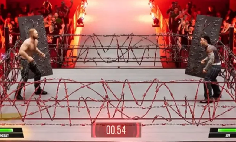 AEW: Fight Forever Exploding Barbed Wire Deathmatch